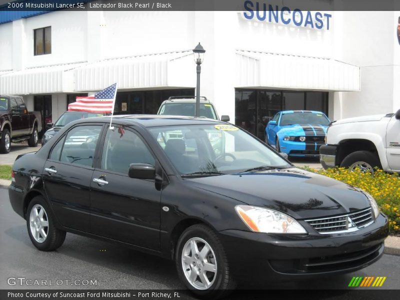Labrador Black Pearl / Black 2006 Mitsubishi Lancer SE