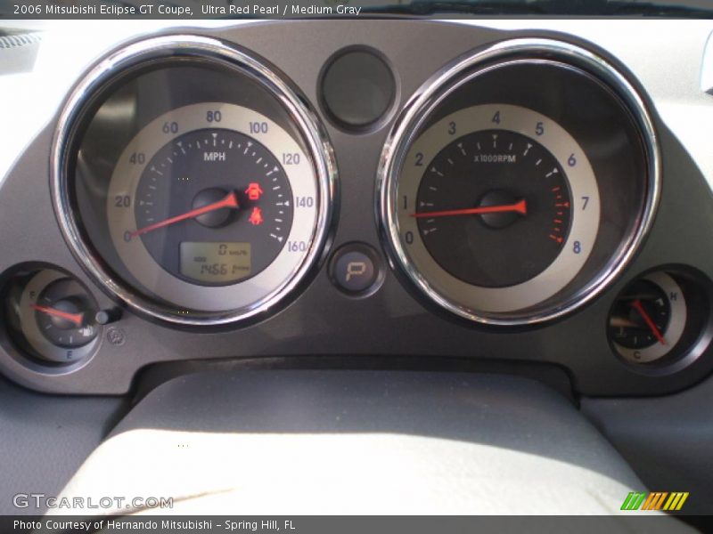 Ultra Red Pearl / Medium Gray 2006 Mitsubishi Eclipse GT Coupe