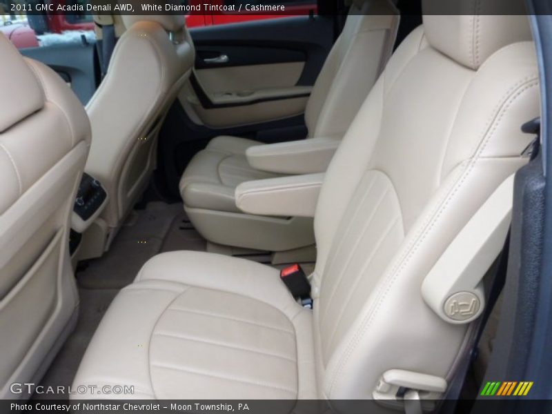 White Diamond Tintcoat / Cashmere 2011 GMC Acadia Denali AWD