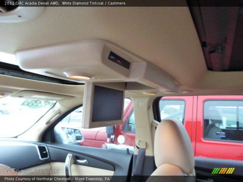 White Diamond Tintcoat / Cashmere 2011 GMC Acadia Denali AWD