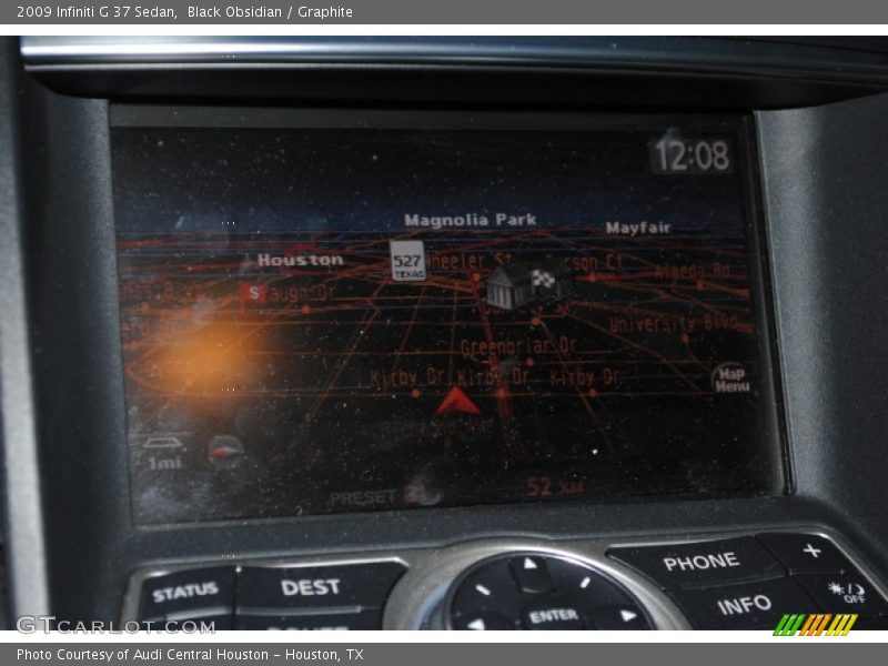 Black Obsidian / Graphite 2009 Infiniti G 37 Sedan