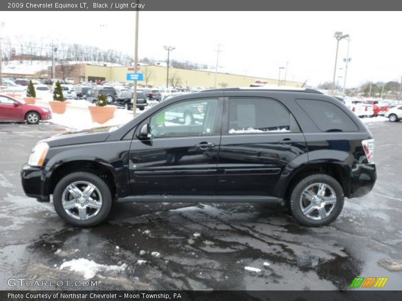 Black / Light Gray 2009 Chevrolet Equinox LT