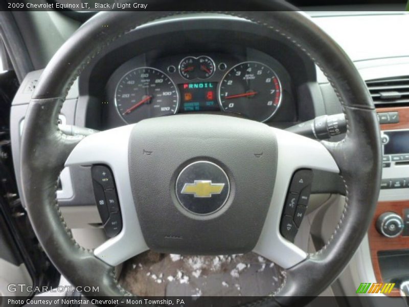 Black / Light Gray 2009 Chevrolet Equinox LT