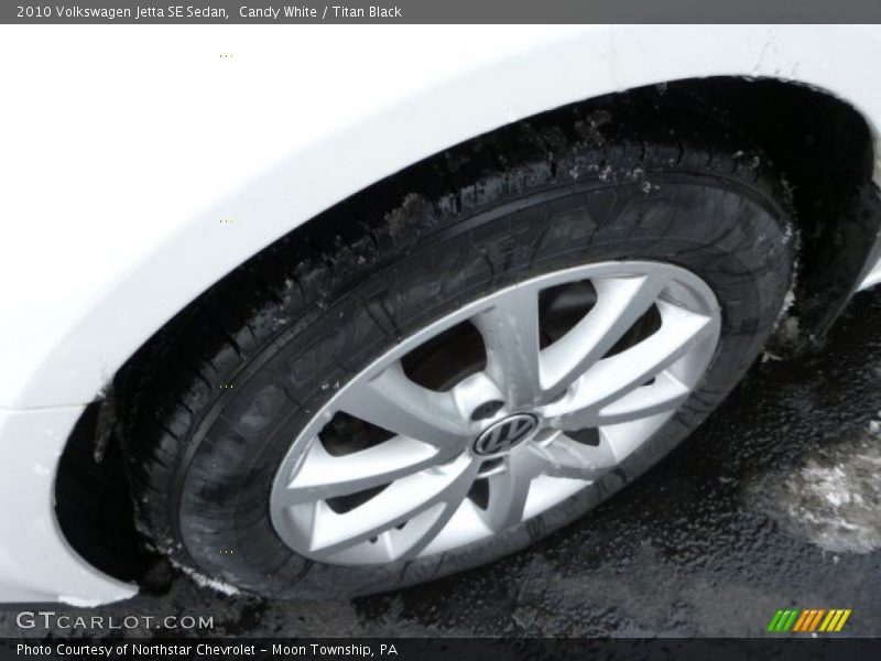 Candy White / Titan Black 2010 Volkswagen Jetta SE Sedan