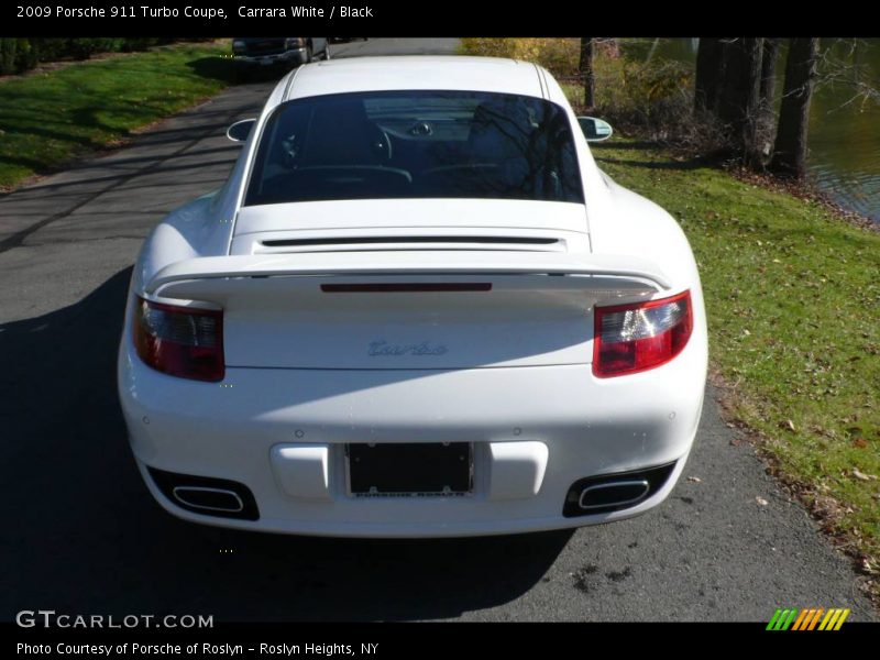 Carrara White / Black 2009 Porsche 911 Turbo Coupe