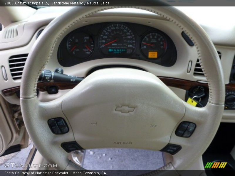 Sandstone Metallic / Neutral Beige 2005 Chevrolet Impala LS