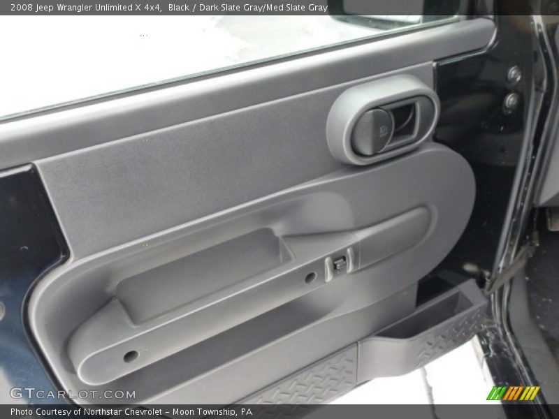 Black / Dark Slate Gray/Med Slate Gray 2008 Jeep Wrangler Unlimited X 4x4