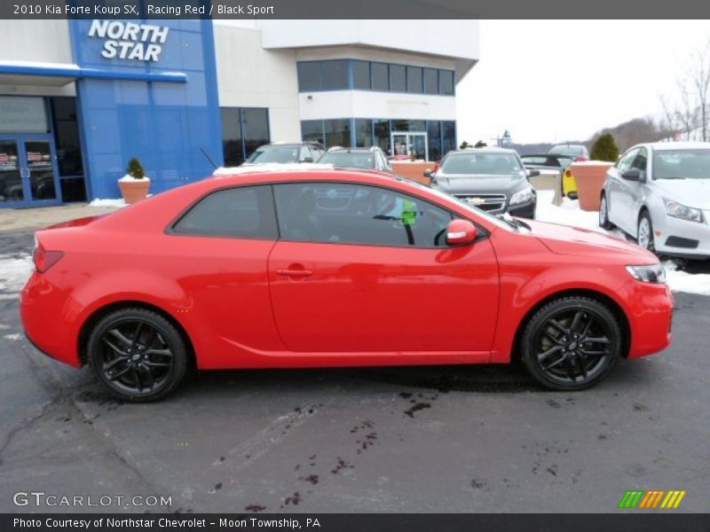 Racing Red / Black Sport 2010 Kia Forte Koup SX