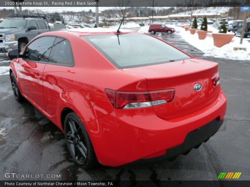 Racing Red / Black Sport 2010 Kia Forte Koup SX