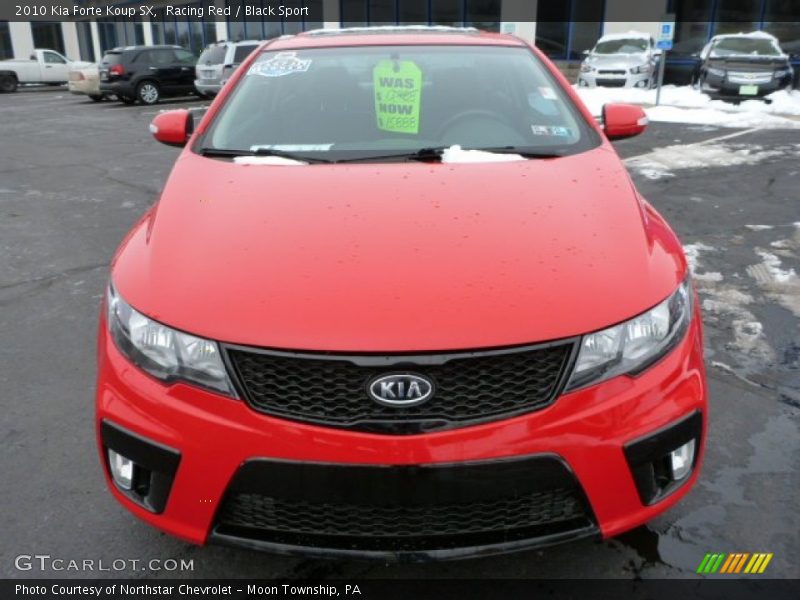 Racing Red / Black Sport 2010 Kia Forte Koup SX
