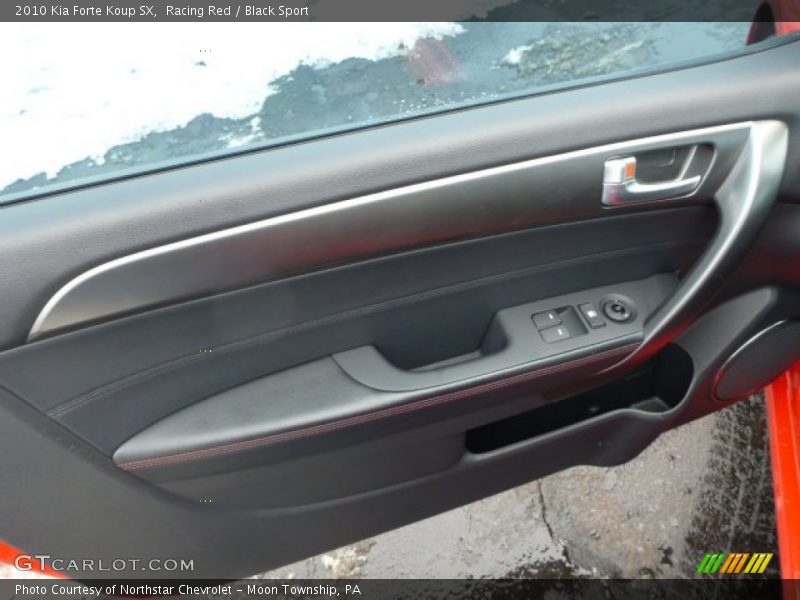 Racing Red / Black Sport 2010 Kia Forte Koup SX