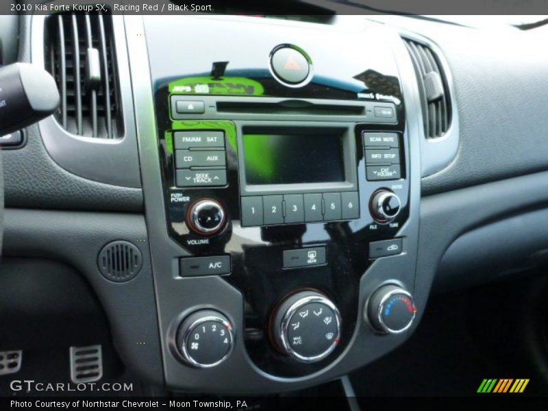 Racing Red / Black Sport 2010 Kia Forte Koup SX