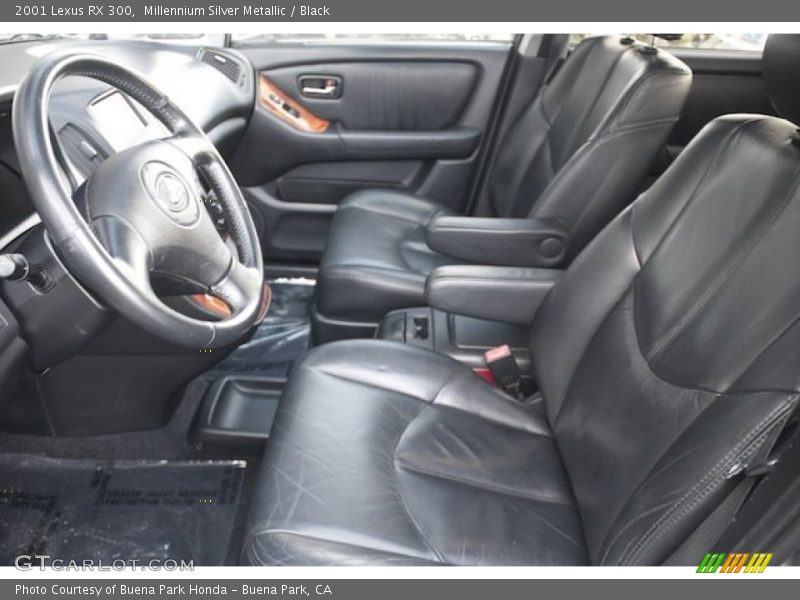 Millennium Silver Metallic / Black 2001 Lexus RX 300