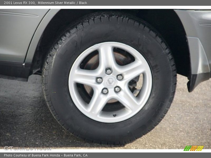 Millennium Silver Metallic / Black 2001 Lexus RX 300