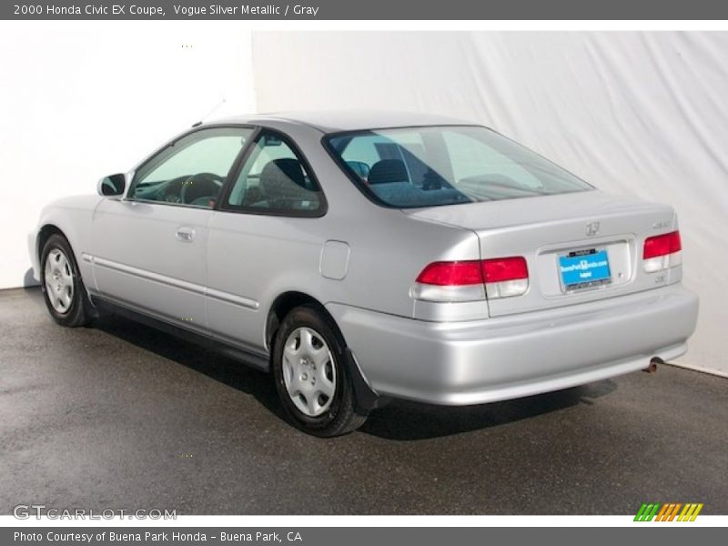 Vogue Silver Metallic / Gray 2000 Honda Civic EX Coupe