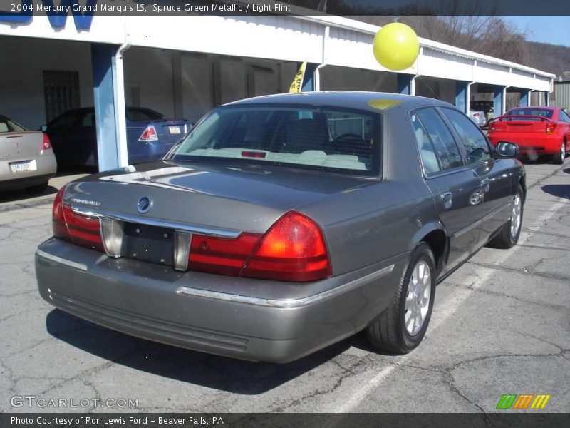 Spruce Green Metallic / Light Flint 2004 Mercury Grand Marquis LS