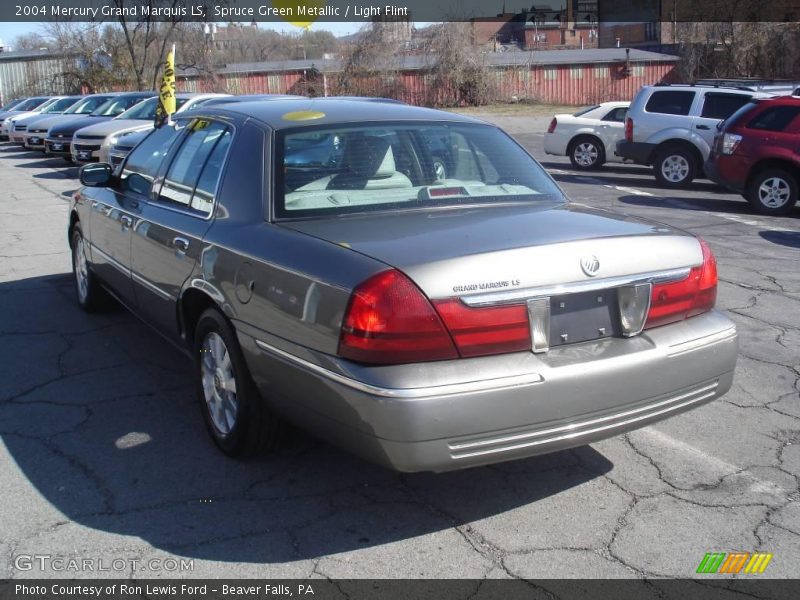 Spruce Green Metallic / Light Flint 2004 Mercury Grand Marquis LS