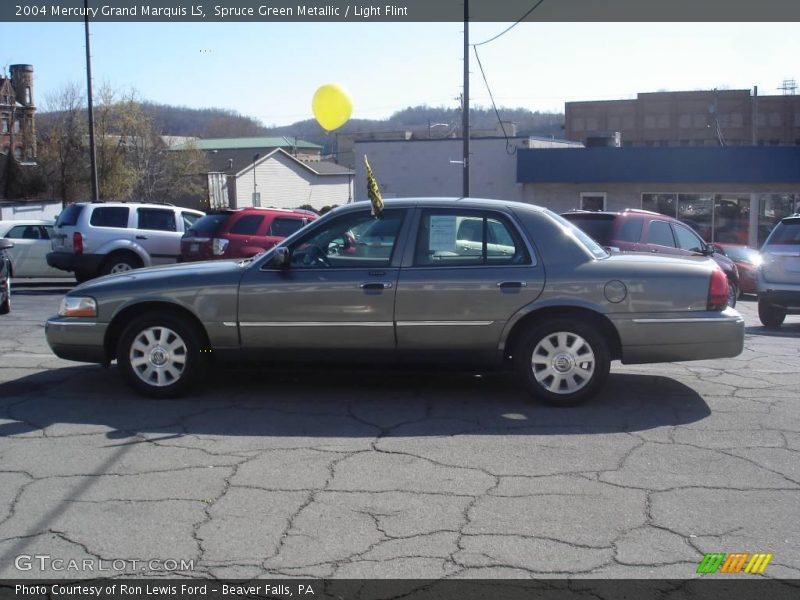 Spruce Green Metallic / Light Flint 2004 Mercury Grand Marquis LS