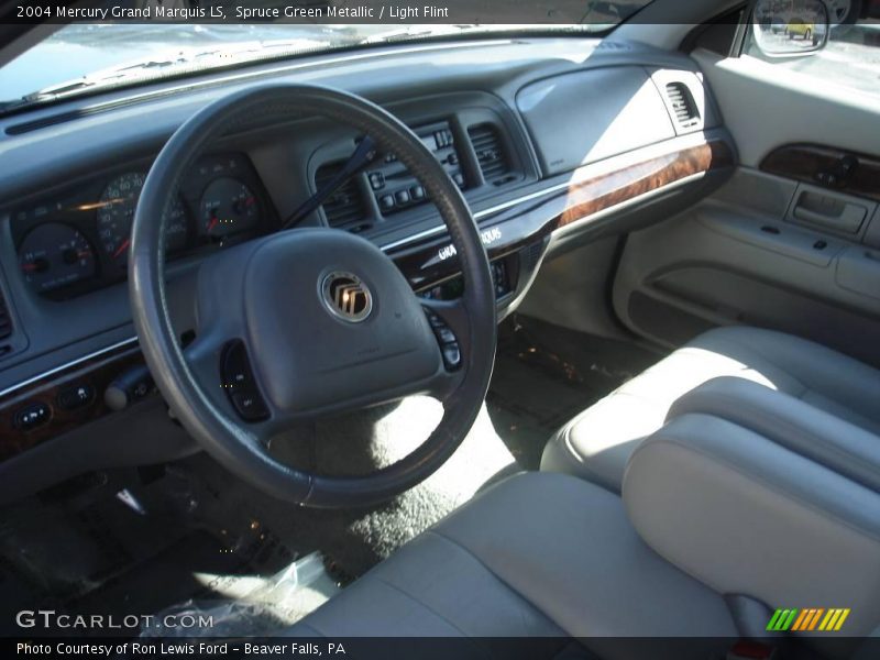 Spruce Green Metallic / Light Flint 2004 Mercury Grand Marquis LS