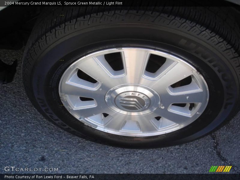 Spruce Green Metallic / Light Flint 2004 Mercury Grand Marquis LS