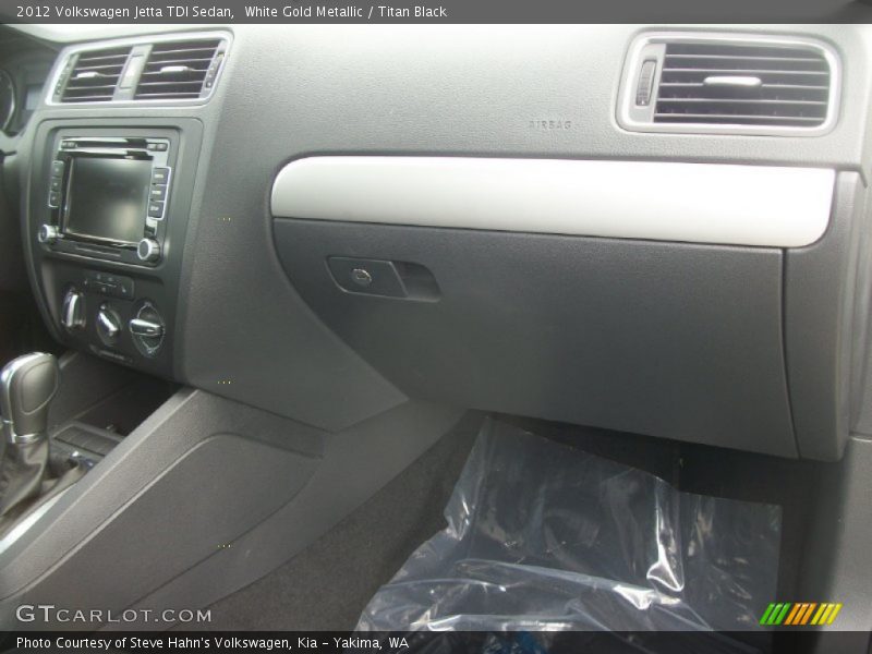 White Gold Metallic / Titan Black 2012 Volkswagen Jetta TDI Sedan