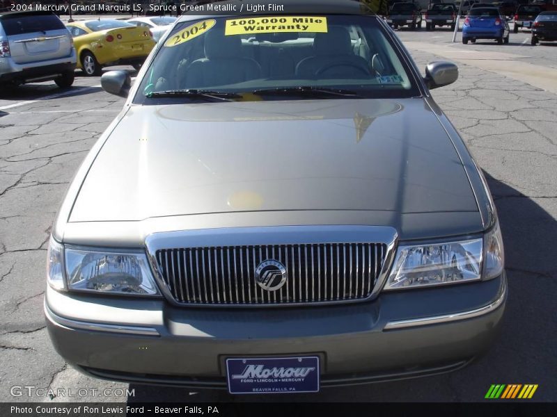 Spruce Green Metallic / Light Flint 2004 Mercury Grand Marquis LS