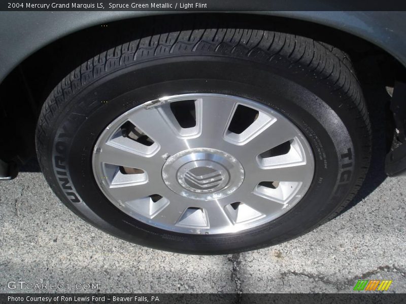 Spruce Green Metallic / Light Flint 2004 Mercury Grand Marquis LS