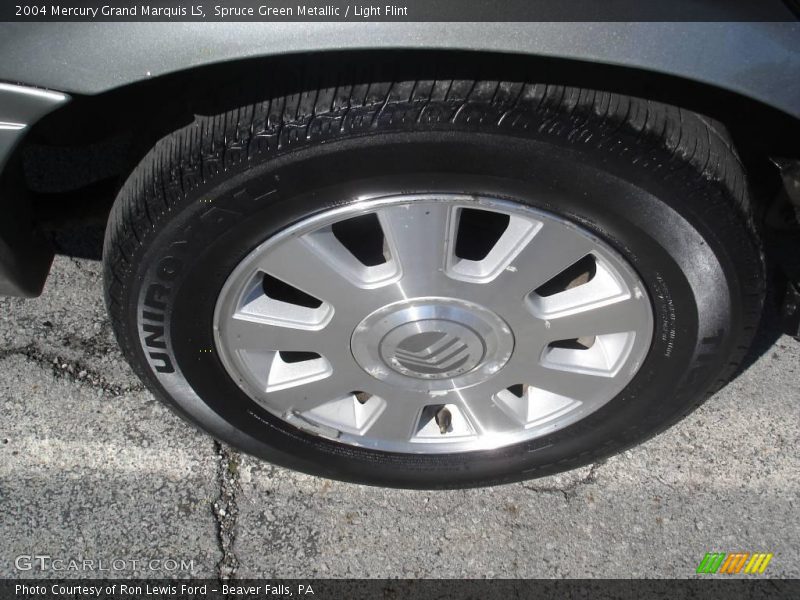 Spruce Green Metallic / Light Flint 2004 Mercury Grand Marquis LS