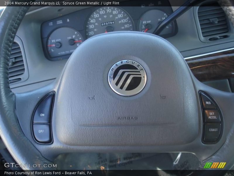 Spruce Green Metallic / Light Flint 2004 Mercury Grand Marquis LS