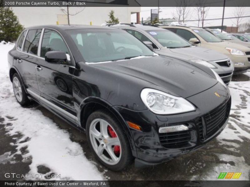Black / Black 2008 Porsche Cayenne Turbo