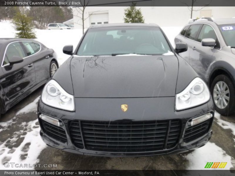 Black / Black 2008 Porsche Cayenne Turbo