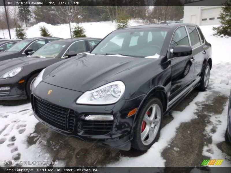 Black / Black 2008 Porsche Cayenne Turbo