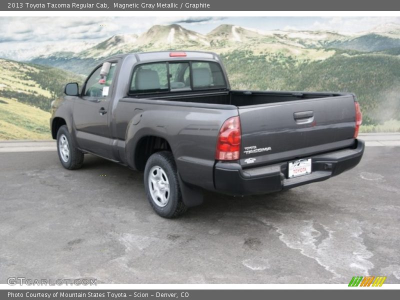 Magnetic Gray Metallic / Graphite 2013 Toyota Tacoma Regular Cab
