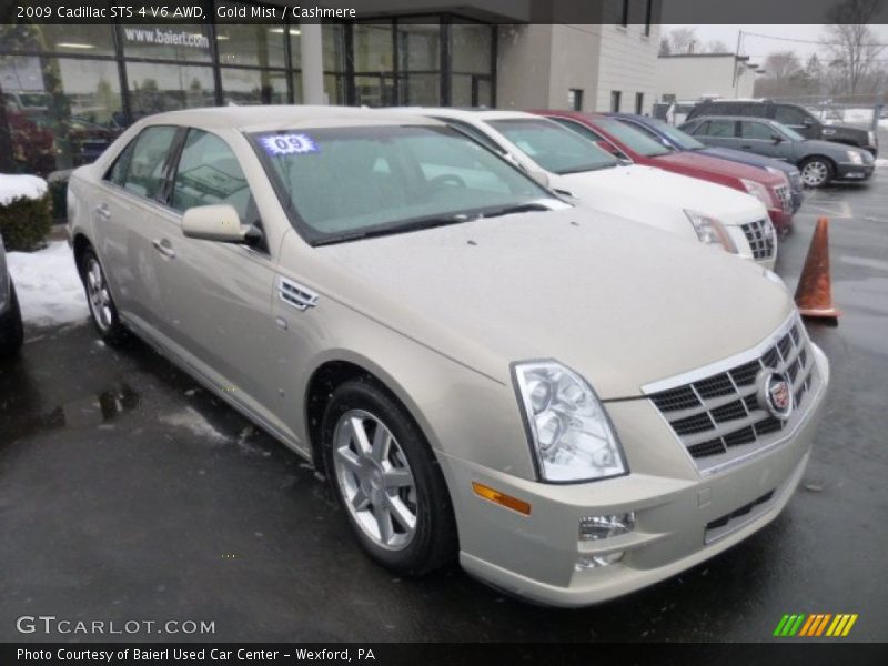 Gold Mist / Cashmere 2009 Cadillac STS 4 V6 AWD