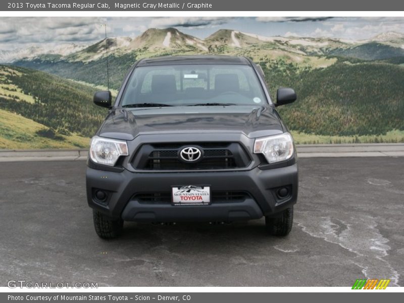 Magnetic Gray Metallic / Graphite 2013 Toyota Tacoma Regular Cab