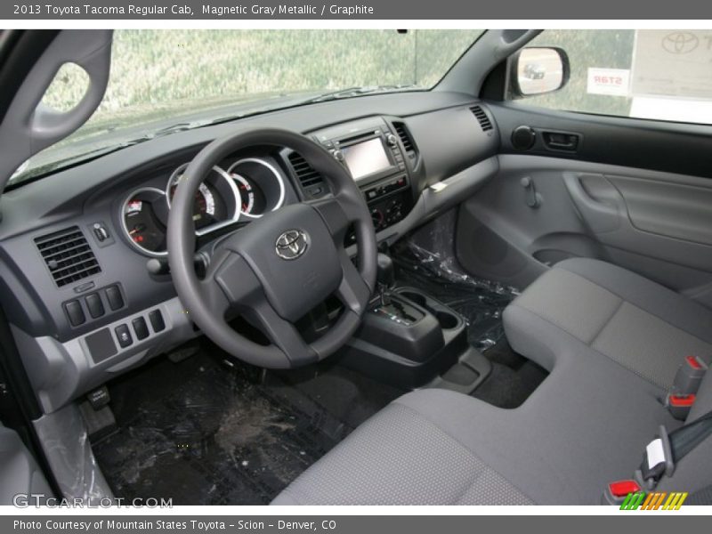 Magnetic Gray Metallic / Graphite 2013 Toyota Tacoma Regular Cab