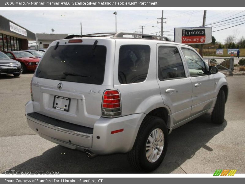 Satellite Silver Metallic / Pebble/Light Parchment 2006 Mercury Mariner Premier 4WD
