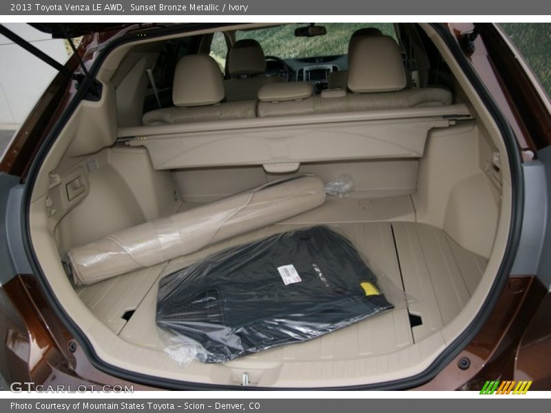 Sunset Bronze Metallic / Ivory 2013 Toyota Venza LE AWD