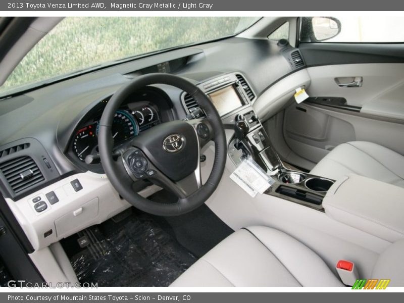 Magnetic Gray Metallic / Light Gray 2013 Toyota Venza Limited AWD
