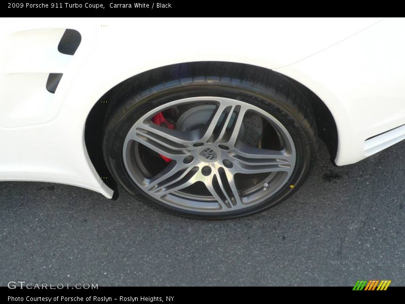 Carrara White / Black 2009 Porsche 911 Turbo Coupe