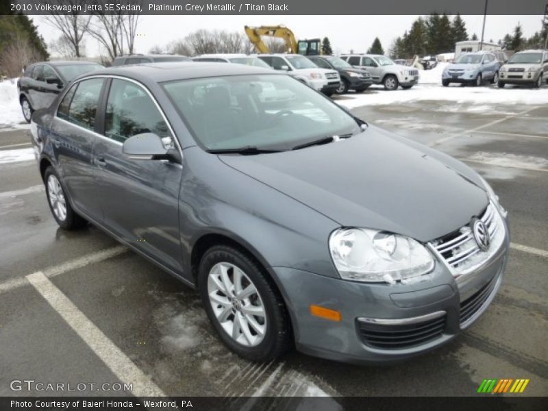 Platinum Grey Metallic / Titan Black 2010 Volkswagen Jetta SE Sedan