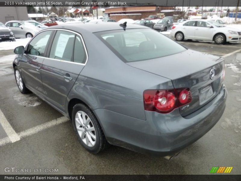 Platinum Grey Metallic / Titan Black 2010 Volkswagen Jetta SE Sedan