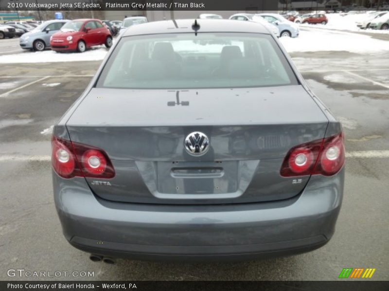 Platinum Grey Metallic / Titan Black 2010 Volkswagen Jetta SE Sedan