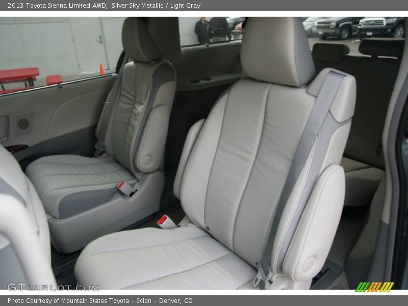 Silver Sky Metallic / Light Gray 2013 Toyota Sienna Limited AWD