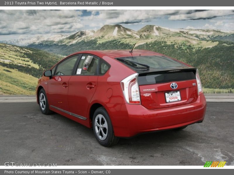 Barcelona Red Metallic / Bisque 2013 Toyota Prius Two Hybrid