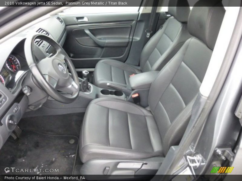 Platinum Grey Metallic / Titan Black 2010 Volkswagen Jetta SE Sedan