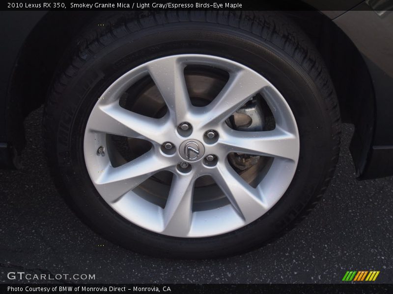 Smokey Granite Mica / Light Gray/Espresso Birds-Eye Maple 2010 Lexus RX 350