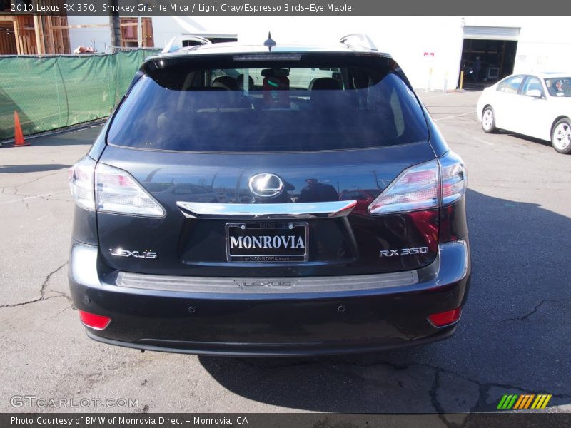 Smokey Granite Mica / Light Gray/Espresso Birds-Eye Maple 2010 Lexus RX 350