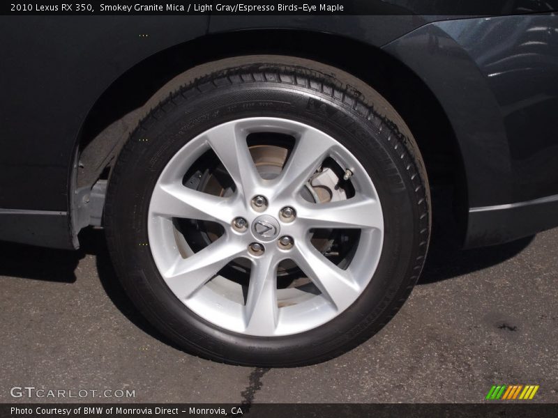 Smokey Granite Mica / Light Gray/Espresso Birds-Eye Maple 2010 Lexus RX 350