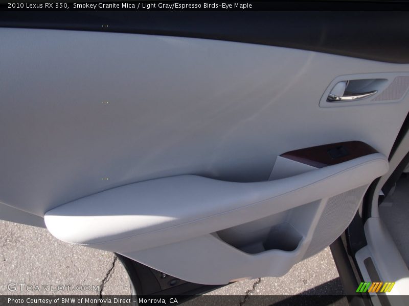 Smokey Granite Mica / Light Gray/Espresso Birds-Eye Maple 2010 Lexus RX 350